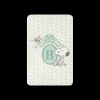 Hot Snoopy Personalized Baby Initials Sherpa Blanket Snoopy | Blankets & Pillows