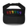 Discount Snoopy Rainbow Embroidered Visor Snoopy | Hats & Beanies