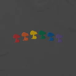 Sale Snoopy Rainbow Embroidered Unisex T-Shirt Snoopy | T-Shirts