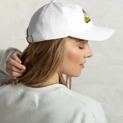 Sale Snoopy Rainbow Embroidered Dad Hat Hats & Beanies