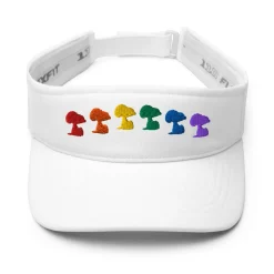 Discount Snoopy Rainbow Embroidered Visor Snoopy | Hats & Beanies