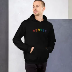 Online Snoopy Rainbow Embroidered Unisex Hoodie Snoopy | Hoodies & Sweatshirts