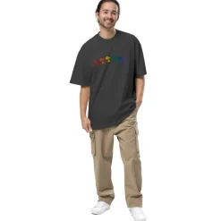 Sale Snoopy Rainbow Embroidered Unisex T-Shirt Snoopy | T-Shirts