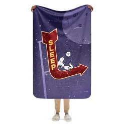 Hot Snoopy Sleep Sherpa Blanket Snoopy | Blankets & Pillows