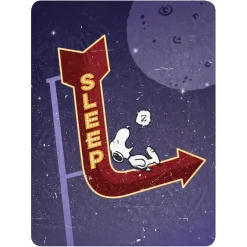 Hot Snoopy Sleep Sherpa Blanket Snoopy | Blankets & Pillows
