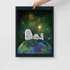Fashion Snoopy Space Premium Poster Snoopy | Wall Art