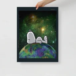 Fashion Snoopy Space Premium Poster Snoopy | Wall Art