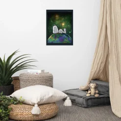 Fashion Snoopy Space Premium Poster Snoopy | Wall Art