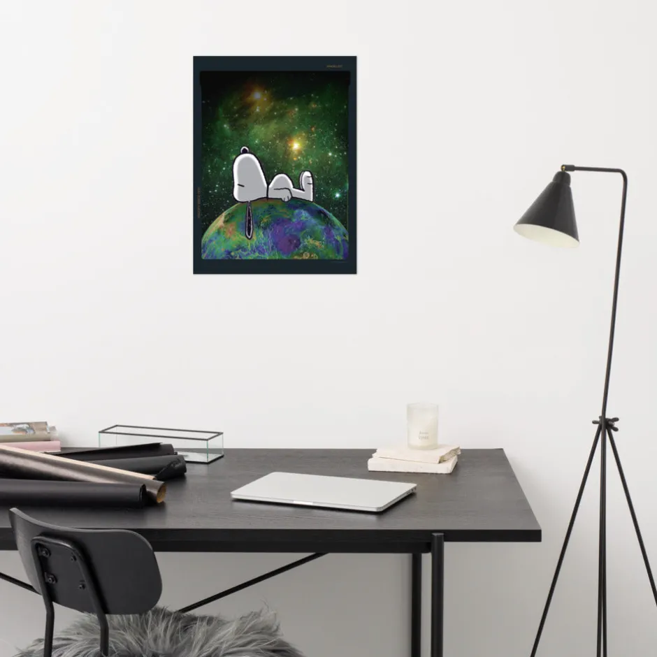 Fashion Snoopy Space Premium Poster Snoopy | Wall Art