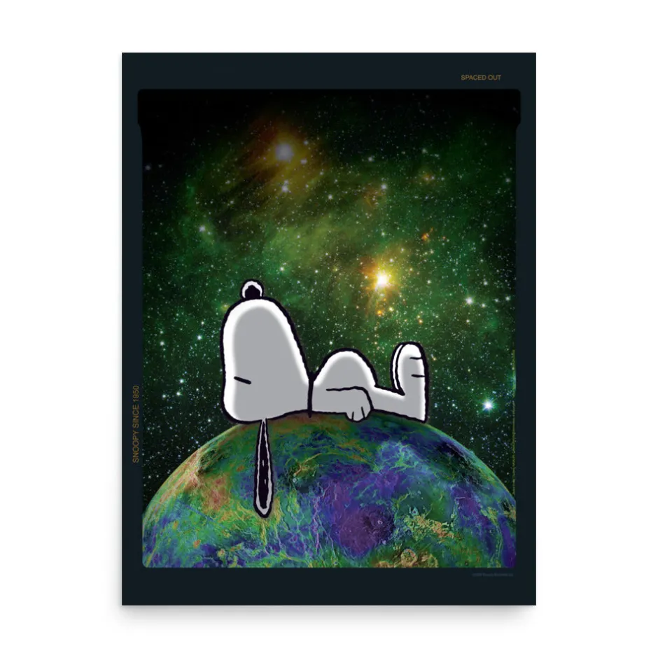 Fashion Snoopy Space Premium Poster Snoopy | Wall Art
