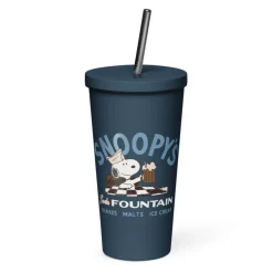 Fashion Snoopy's Soda Fountain Stainless Steel Tumbler Snoopy | Tumblers