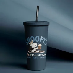 Fashion Snoopy's Soda Fountain Stainless Steel Tumbler Snoopy | Tumblers