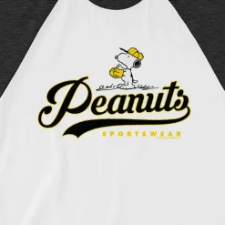 Sale Sportswear Snoopy ¾ Sleeve Raglan Shirt Snoopy