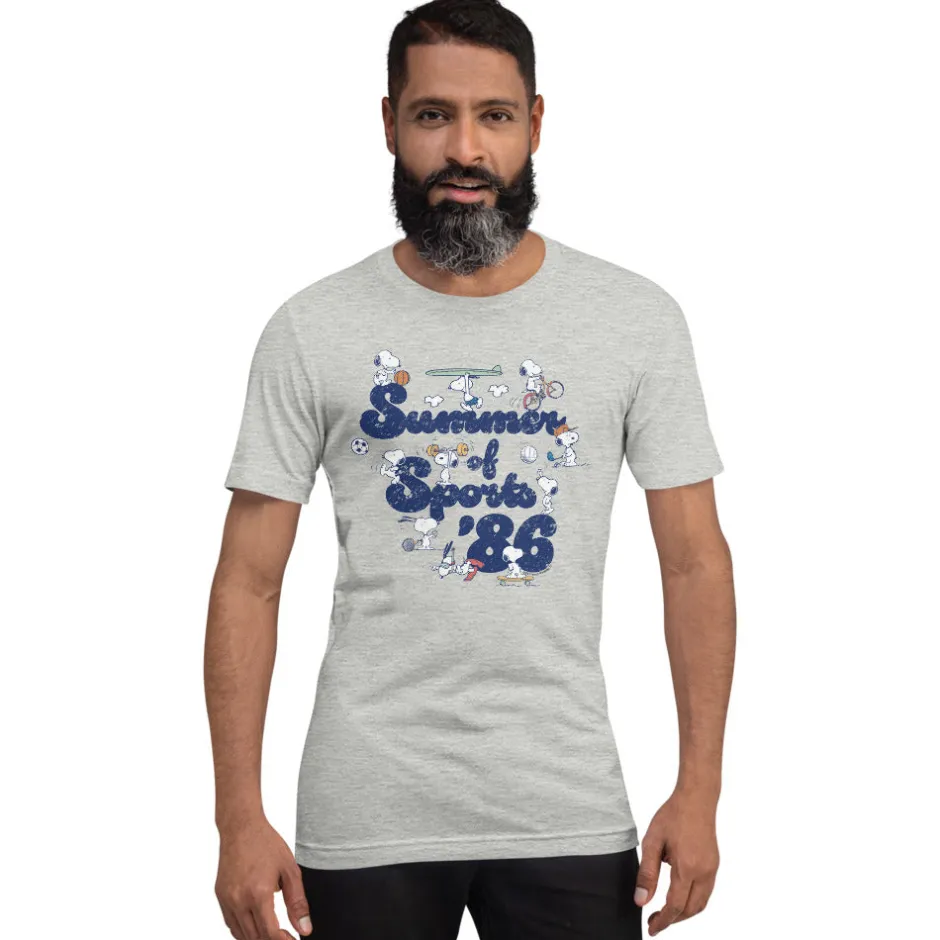 Clearance Summer Of Sports Adult T-Shirt Snoopy | T-Shirts