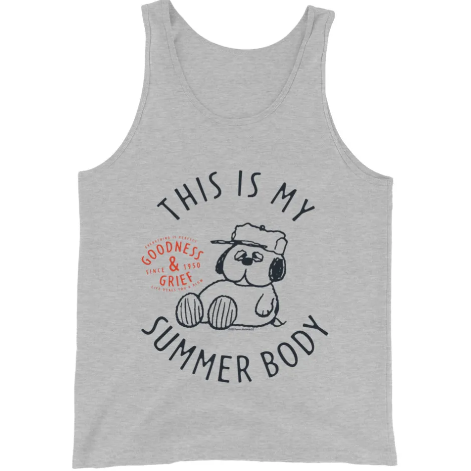 New This Is My Summer Body Unisex Tank Top Peanuts Gang | Tank Tops