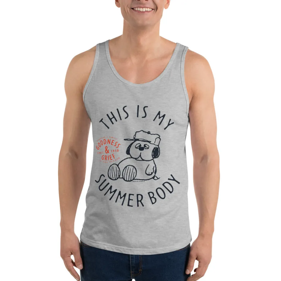 New This Is My Summer Body Unisex Tank Top Peanuts Gang | Tank Tops