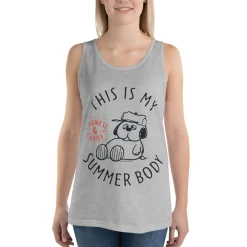 New This Is My Summer Body Unisex Tank Top Peanuts Gang | Tank Tops