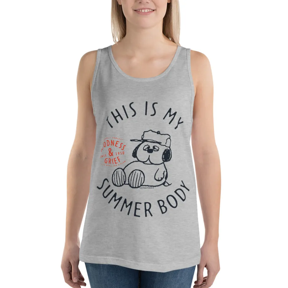 New This Is My Summer Body Unisex Tank Top Peanuts Gang | Tank Tops