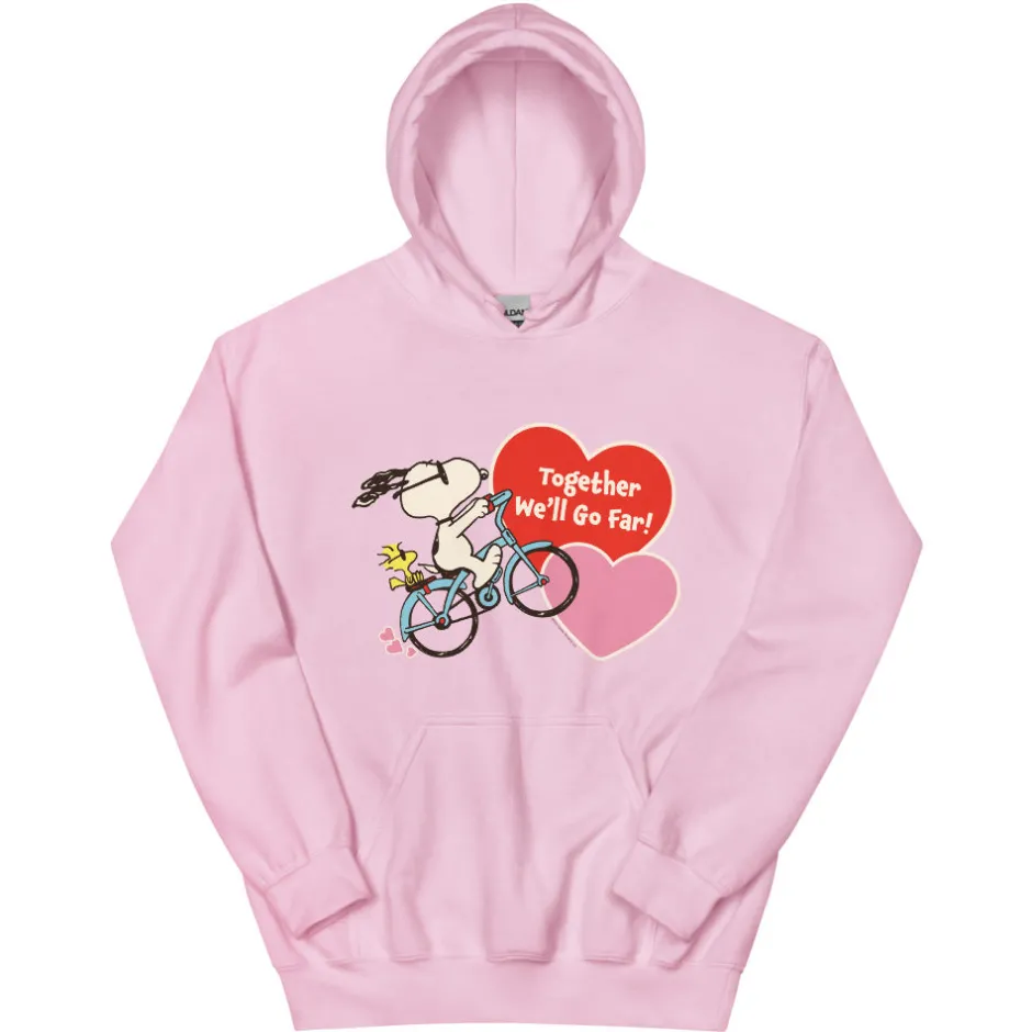 Sale Together We'll Go Far Unisex Hoodie Woodstock | Snoopy