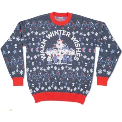 New Warm Winter Wishes Holiday Sweater Peanuts Gang | Hoodies & Sweatshirts