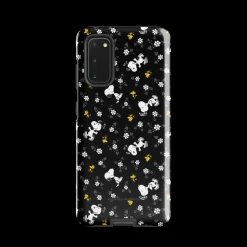 Online Woodstock And Snoopy Floral Pattern Tough Phone Case - Samsung Phone Cases