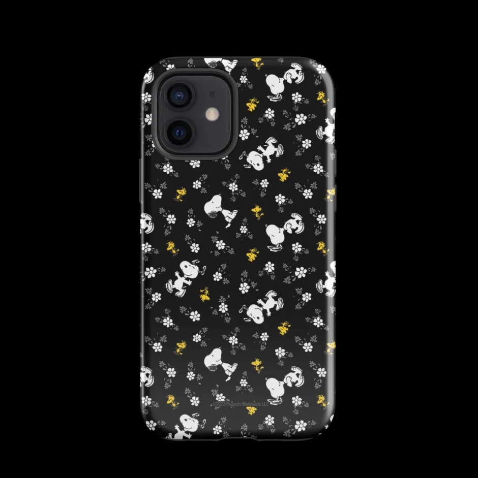 Discount Woodstock And Snoopy Floral Pattern Tough Phone Case - iPhone Phone Cases