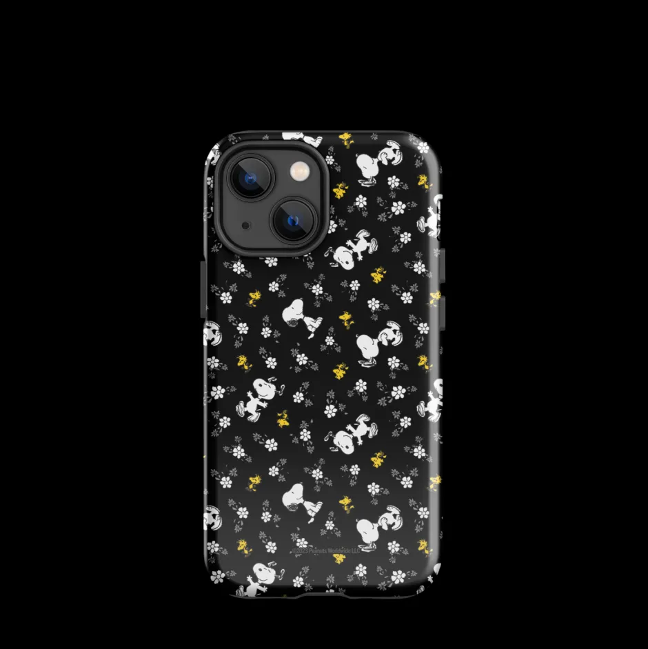 Discount Woodstock And Snoopy Floral Pattern Tough Phone Case - iPhone Phone Cases