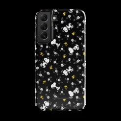 Online Woodstock And Snoopy Floral Pattern Tough Phone Case - Samsung Phone Cases