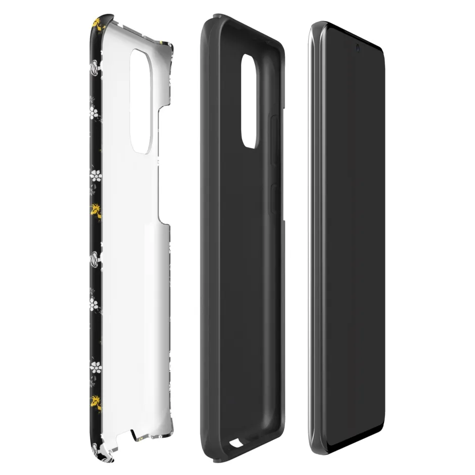 Online Woodstock And Snoopy Floral Pattern Tough Phone Case - Samsung Phone Cases