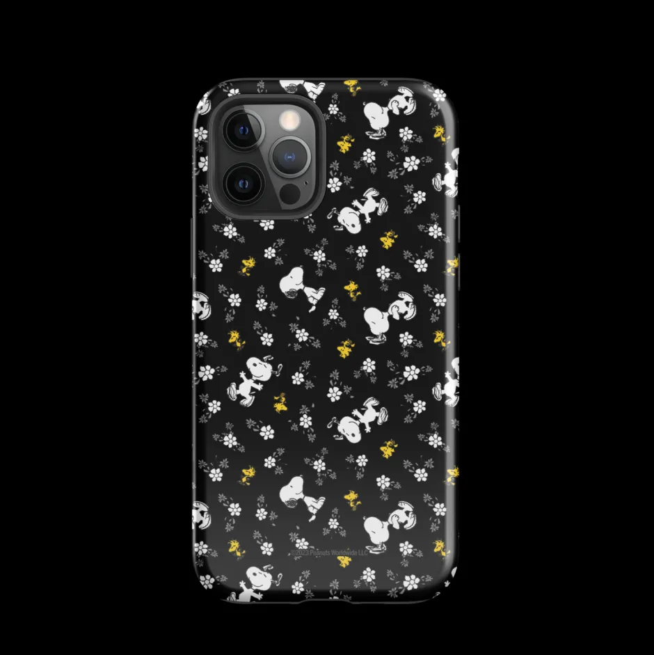 Discount Woodstock And Snoopy Floral Pattern Tough Phone Case - iPhone Phone Cases