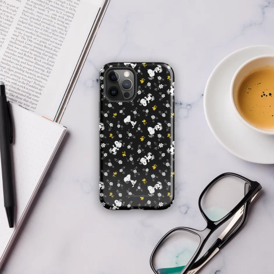 Discount Woodstock And Snoopy Floral Pattern Tough Phone Case - iPhone Phone Cases