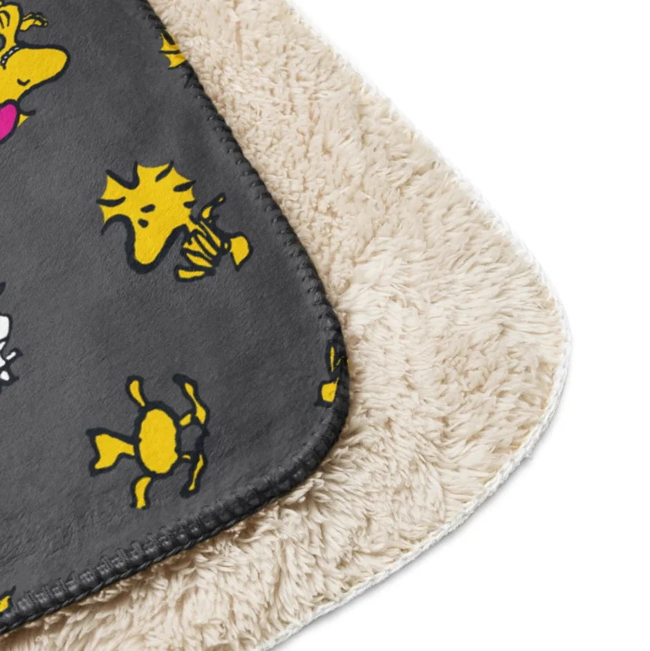Outlet Woodstock Repeat Sherpa Blanket Woodstock | Blankets & Pillows