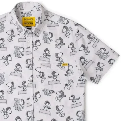 New x RSVLTS The Flying Ace Short Sleeve Shirt Snoopy