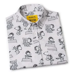 New x RSVLTS The Flying Ace Short Sleeve Shirt Snoopy