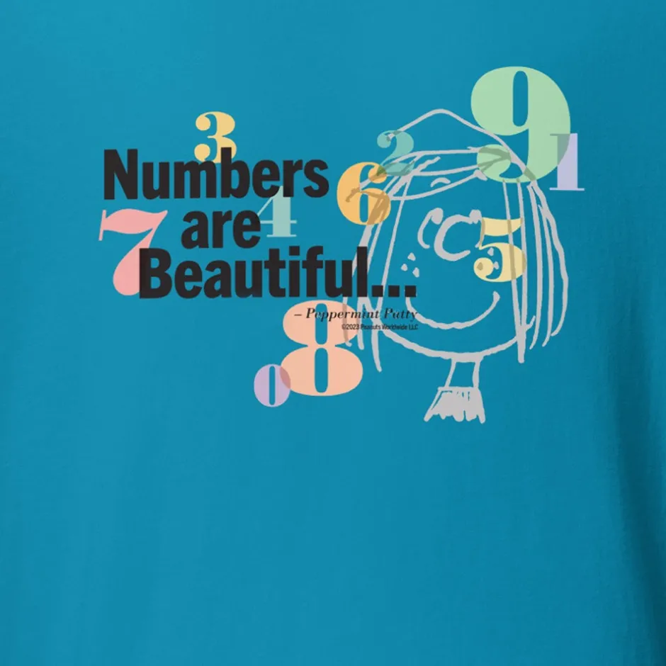 Fashion Peppermint Patty Numbers are Beautiful Adult T-Shirt Peppermint Patty | T-Shirts