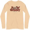 Online Schroeder Feelin Groovy Adult Long Sleeve T-Shirt Snoopy | Schroeder