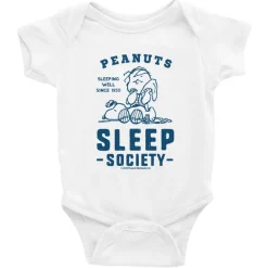 New Sleep Society Baby Bodysuit Kids Snoopy | Linus Van Pelt