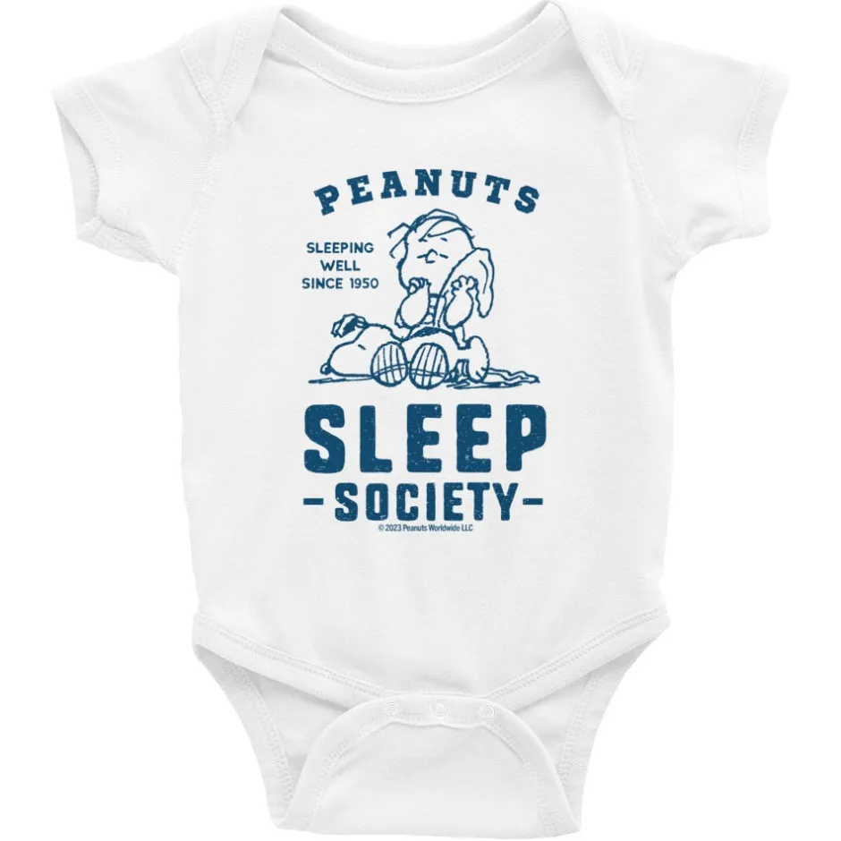 New Sleep Society Baby Bodysuit Kids Snoopy | Linus Van Pelt
