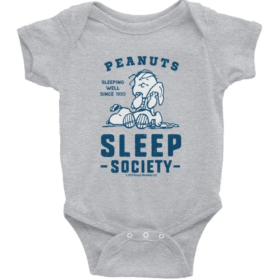 New Sleep Society Baby Bodysuit Kids Snoopy | Linus Van Pelt