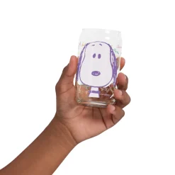 Clearance Snoopy and Gang Names Can Shaped Glass Snoopy | Peanuts Gang
