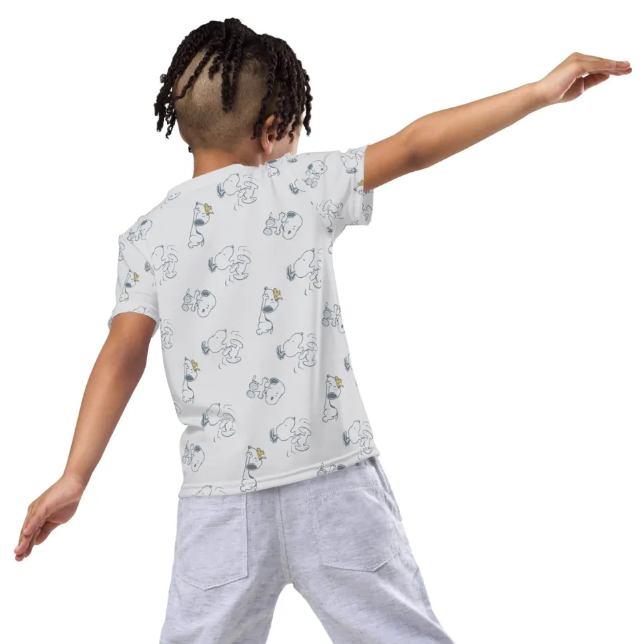 Fashion Snoopy and Woodstock Kids T-Shirt Kids Woodstock | Snoopy
