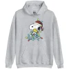 Fashion Snoopy and Woodstock Lights Adult Hoodie Woodstock | Snoopy