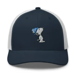 Clearance Snoopy Badge Trucker Hat Snoopy | Hats & Beanies