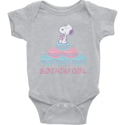 Outlet Snoopy Birthday Girl Baby Bodysuit Kids Snoopy | Baby & Kids