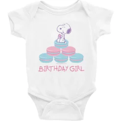 Outlet Snoopy Birthday Girl Baby Bodysuit Kids Snoopy | Baby & Kids