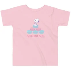 Outlet Snoopy Birthday Girl Toddler Tee Kids Snoopy | Baby & Kids