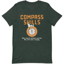 Outlet Snoopy Compass Skills T-Shirt Snoopy | T-Shirts