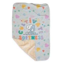 Best Snoopy Cultivate Softness Sherpa Blanket Snoopy | Blankets & Pillows
