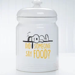 New Snoopy Did Someone Say Food? Treat Jar Snoopy | Pet