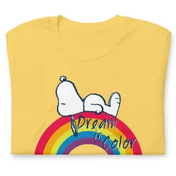 Fashion Snoopy Dream in Color Adult T-Shirt Snoopy | T-Shirts